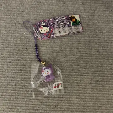 Gloomy x Hello Kitty 스트랩 보라색