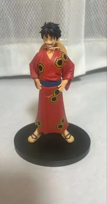 ONE PIECE 루피 피규어 유카타 ver 일본 의류 밀짚모자 일당
