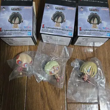 제일복권 진격의 거인 ~각자의 결의~ I상 쵸코놋코 피규어 3점