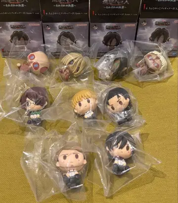 제일복권 진격의 거인 각각의 결의 H I상 쵸코놋코 피규어 세트