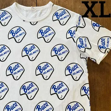 THE REAL McCOY'S BUCO HELMET LOGO TEE XL