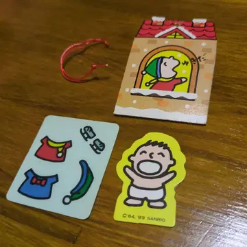 타보 완전 구비품 풀세트 산리오샵 씰 쇼와 레트로