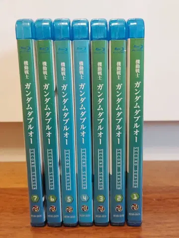 최종 가격 7권 세트 기동전사 건담 OO 세컨드 시즌 Blu-ray