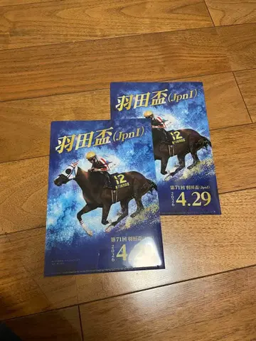 하네다배 모자 캡 & 클리어 파일 2장 오이 경마장