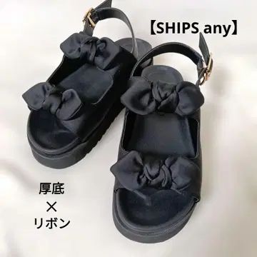 SHIPS any 리본 볼륨 밑창 스트랩 샌들