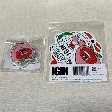 IGIN 스티커 아크릴 클립 BTS JIN 진 아이긴