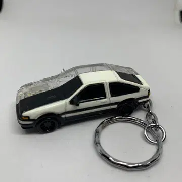 레트로 레어템 머리글자D 하프 클리어 키링 스프린터 트레노 AE86