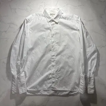 03SS DRIES VAN NOTEN 라이카기 더블 커프스 긴팔 셔츠
