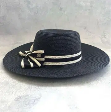미사용 새상품 M'S GRACY 스트로우 햇 리본 밀짚모자 페이퍼