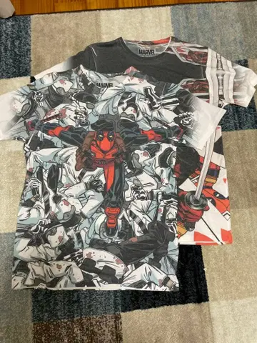 MARVEL 데드풀 티셔츠 2장