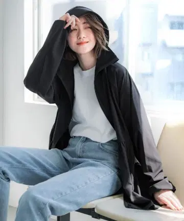 coca 코카 UV컷 개더 후드티 M 사이즈