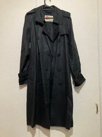 봄 상품 블랙 트렌치코트 허리 벨트 포함