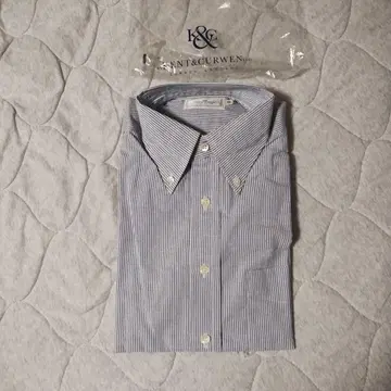 KENT & CURWEN 스트라이프 버튼 다운 셔츠 M 긴팔
