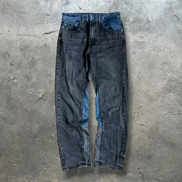 ZARA 스위치 데님 블랙 데님 팬츠