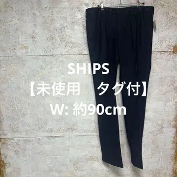 [ 2415번 ] SHIPS 데님 슬랙스 미사용 남성용 L~LL