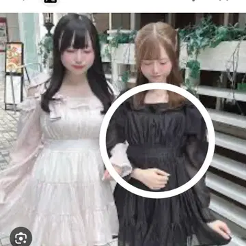 어깨 리본 쉬폰 미니 원피스 에블린