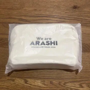 미개봉 새상품 아라시 We are ARASHI 2026 굿즈 파우치