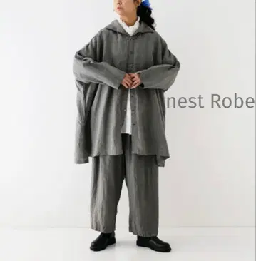 [ nest Robe ] 천연 염색 윙카라 오버 셔츠