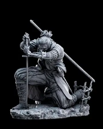 1/6 미도색 미조립 피규어 레진 키트 SEKIRO