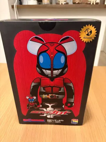 BE@RBRICK 가면라이더 카부토 100%&400% 미개봉 새상품