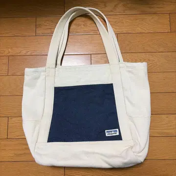 patagonia 토트백 아이보리/네이비 파타고니아