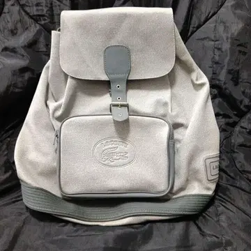 LACOSTE 그레이 플랩 백팩