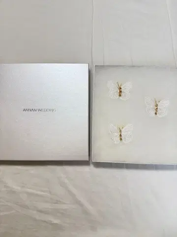 ANNAN WEDDING 나비 헤어핀 3개 세트