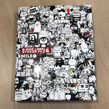 B-SIDE LABEL 스티커북 파일 바인더 리필 7매 포함