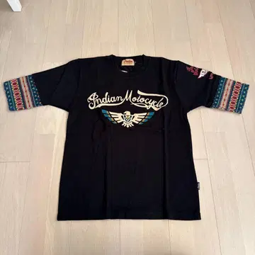 Indian Motorcycle 블랙 티셔츠 S