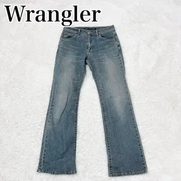 Wrangler 플레어 데님 W33 히게 허니컴 아메카지 스트릿