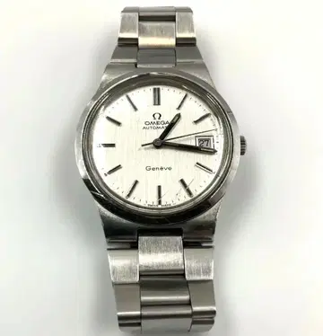 OMEGA 제네바 자동 와인딩 시계 실버 다이얼