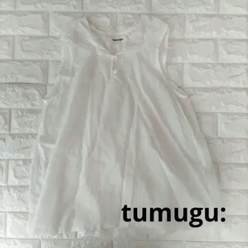 tumugu: 상의 세일러 카라 슬리브리스 튜닉