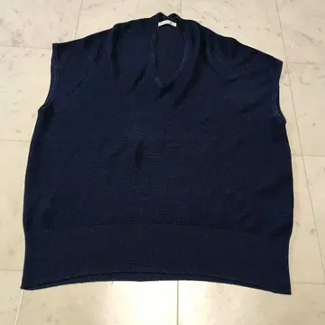 LACOSTE 라코스테 린넨코튼 혼방 베스트 조끼 40
