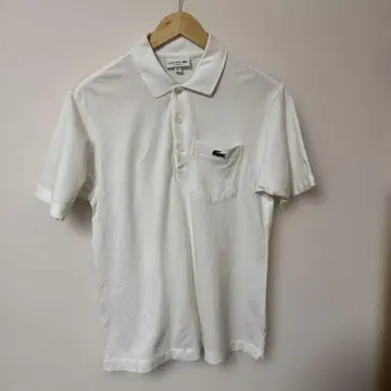 LACOSTE 사슴 피케 셔츠 라코스테 화이트