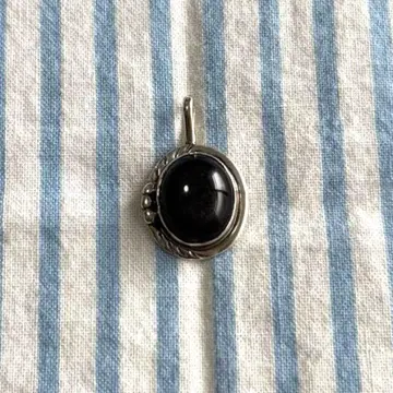 Sterling Silver 블랙스 스타 펜던트 헤드