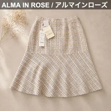 ALMA IN ROSE 알마인로즈 체크 스커트 11 택 포함 새상품