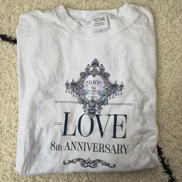 =LOVE 이코러브 8주년 투어 프리티켓 굿즈 T셔츠 (L 사이즈)