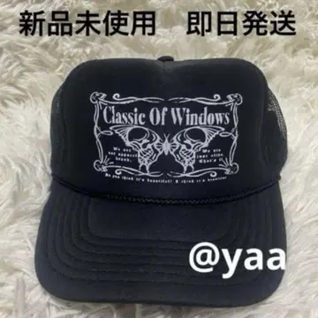 미사용 새상품 Classic Of Windows 메쉬 캡 블랙