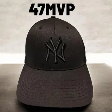 [47MVP] 뉴욕 양키스 메쉬 캡 블랙 x 블랙