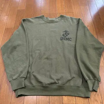 USMC 미군 해병대 실물 맨투맨 트레이닝복 M 사이즈