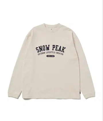 snowpeak 스노우피크 VarsityLogo 버시티 로고