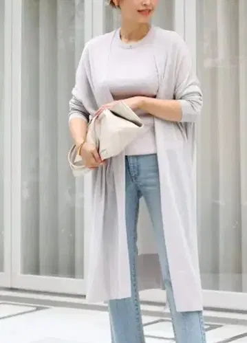 새상품 Deuxieme Classe Shake code 가디건 그레이