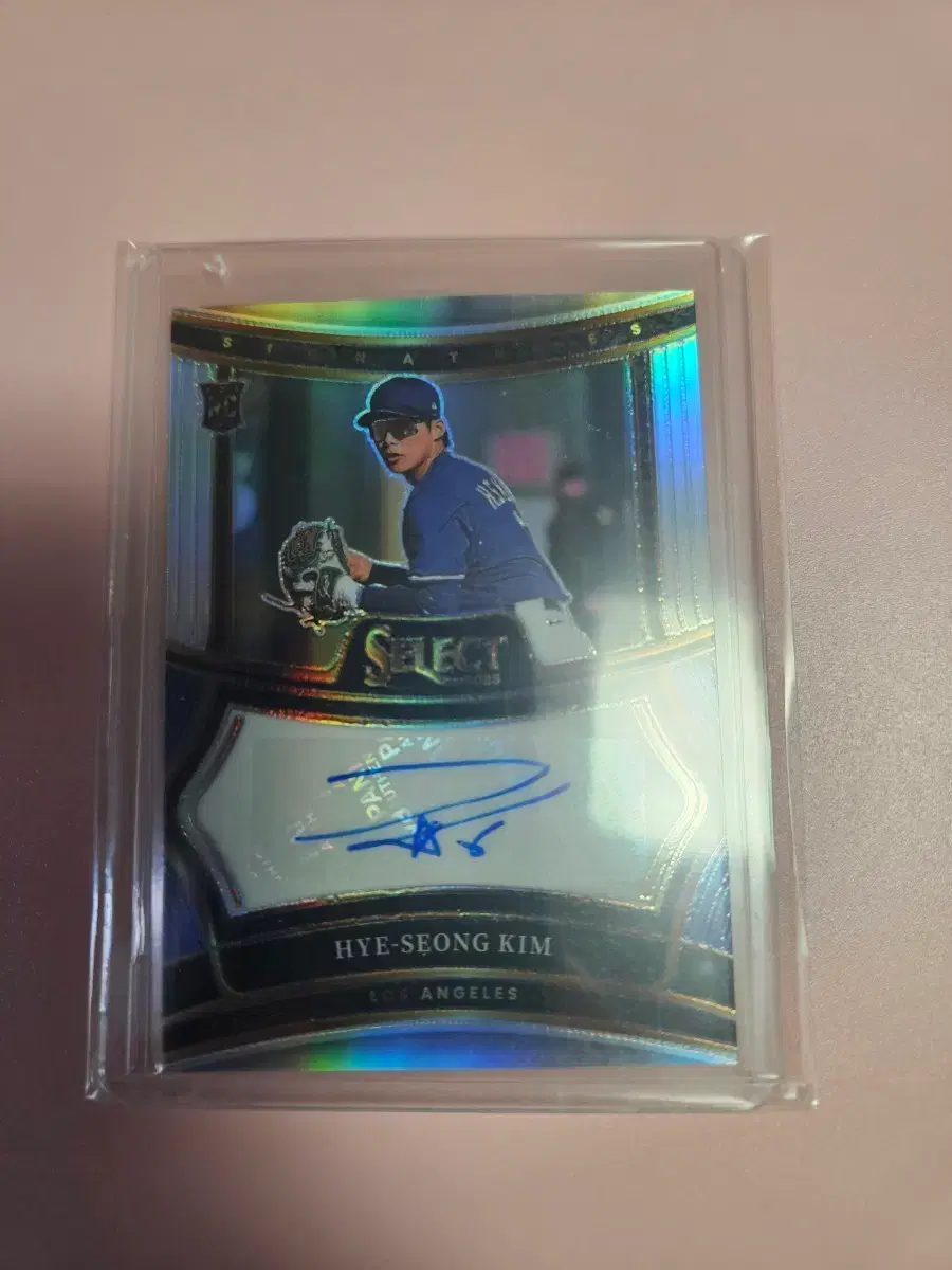 김혜성 2025 Panini Select Holo 오토 루키 카드