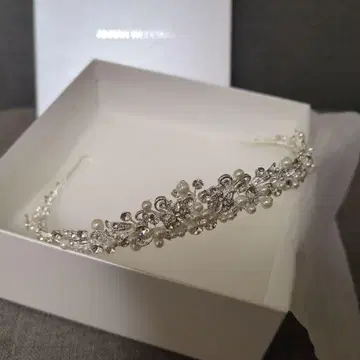 ANNAN WEDDING 낮고 넓은 티아라 TLM298new