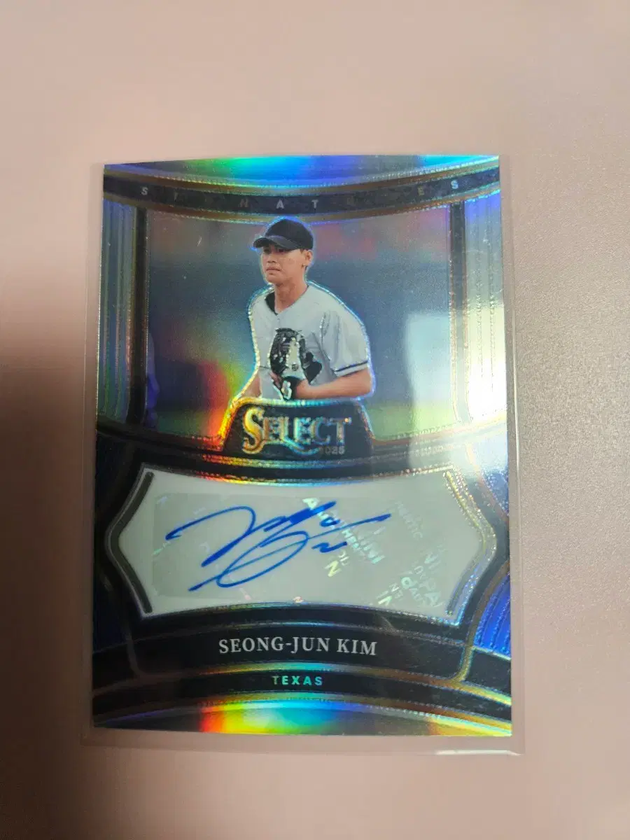김성준 2025 Panini Select prizm 오토 루키 카드