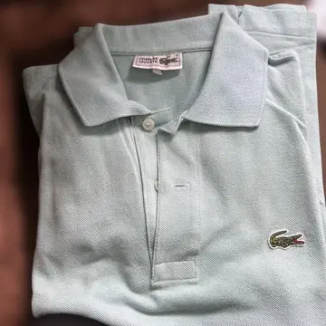Lacoste CHEMISE 민트 그린 피케 셔츠