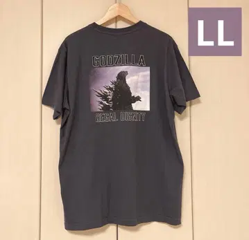 택 포함 새상품 고질라 T셔츠 LL