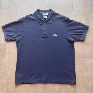 프랑스제 Lacoste 네이비 피케 셔츠