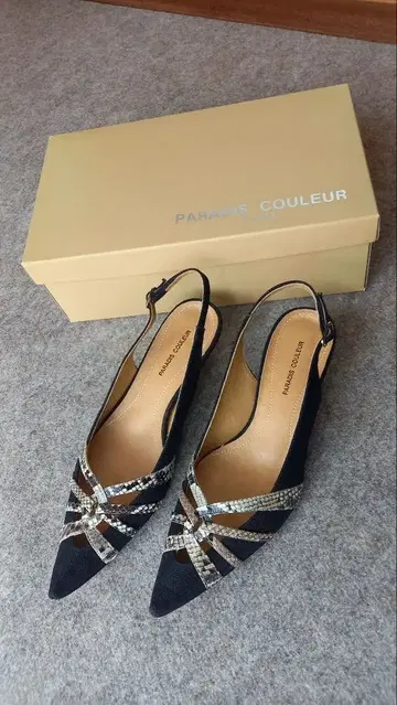 PARADIS COULEUR 스틸레토 샌들 22cm 펌프스