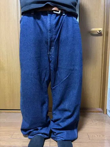 Dickies 배기 팬츠 인디고 블루 데님 구제 의류